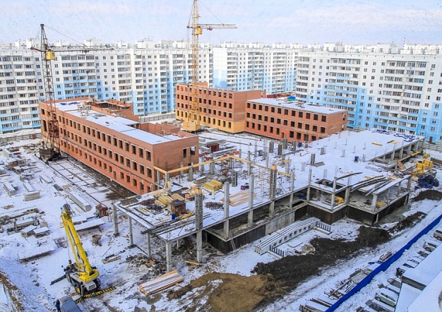В Новосибирске одновременно строится восемь школ