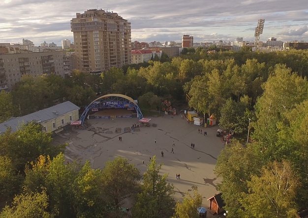 Центральный парк Новосибирска преображается
